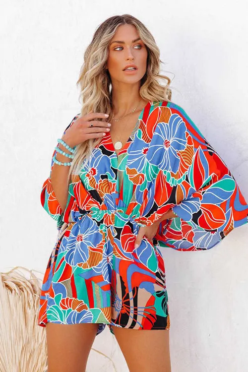 Next Vacay Printed Romper - 2 Colors