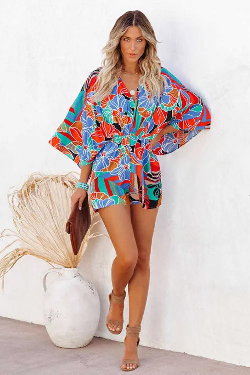 Next Vacay Printed Romper - 2 Colors