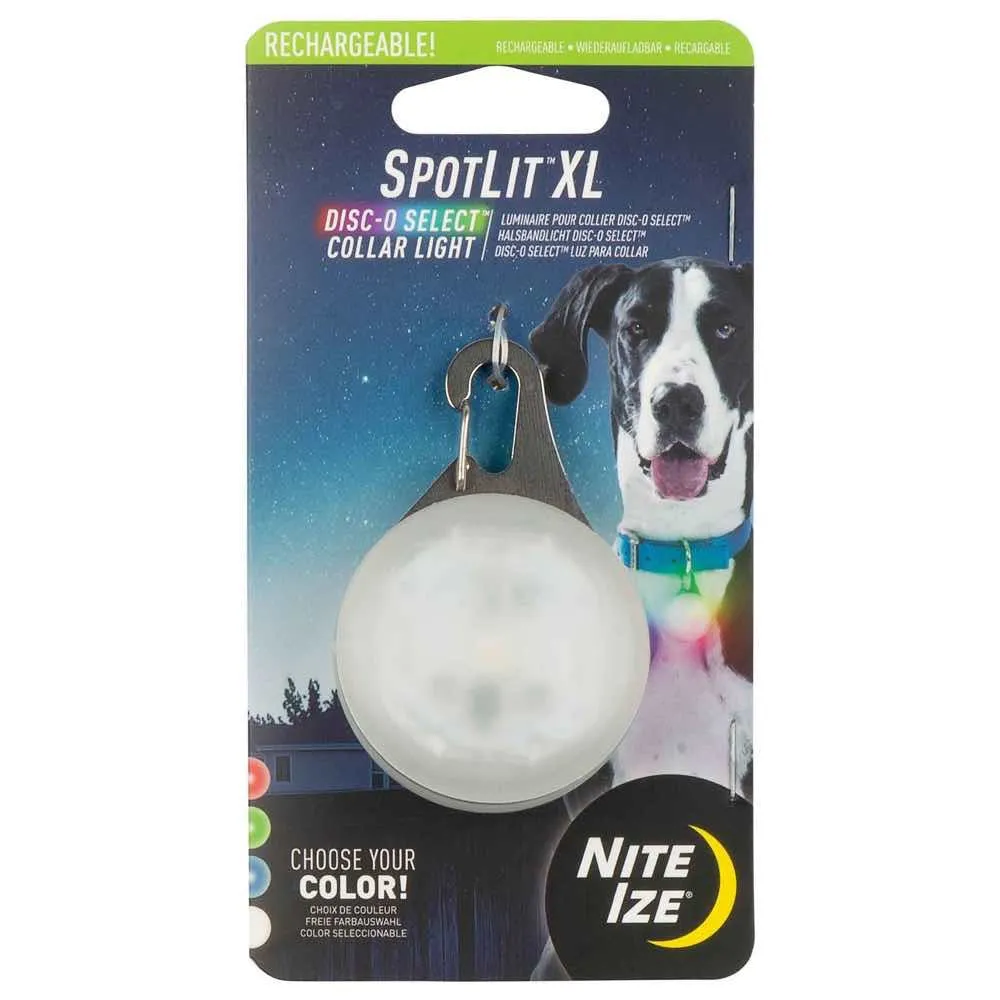 Nite Ize SpotLit Disc-O Rechargeable LED Collar Light XL