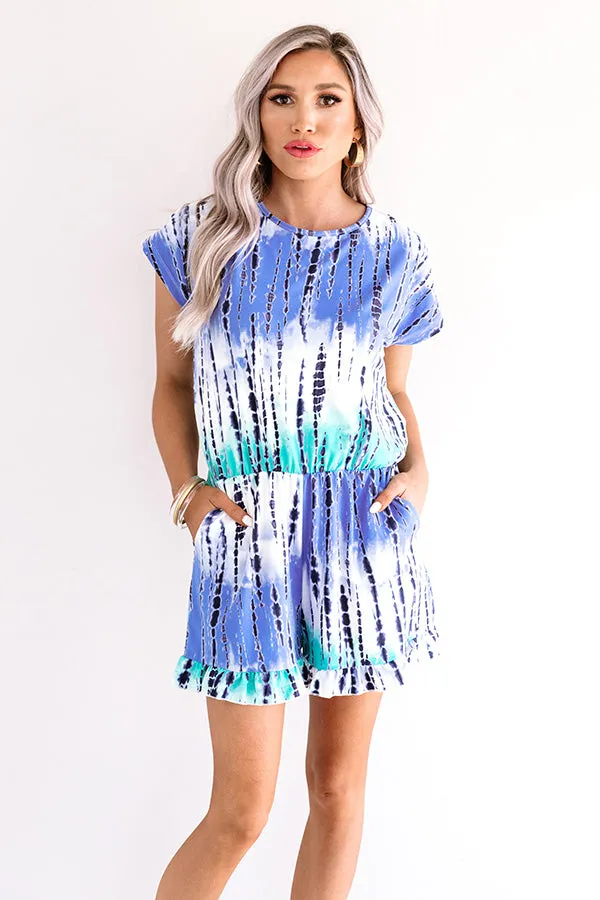 Ocean Overlook Tie Dye Romper