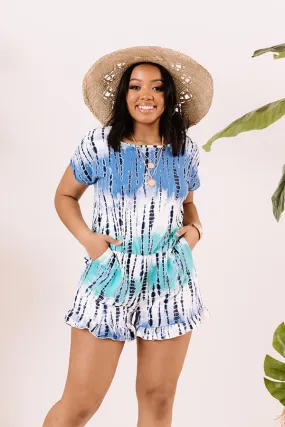 Ocean Overlook Tie Dye Romper