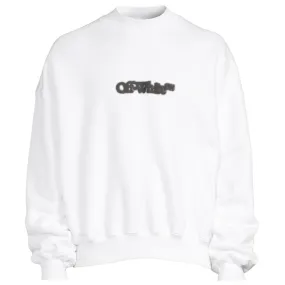 Off-White Blurr Book Over White Oversized Sweatshirt