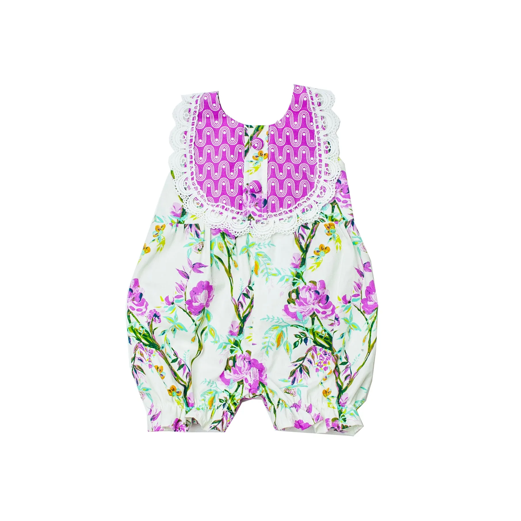 Orchid Garden Romper