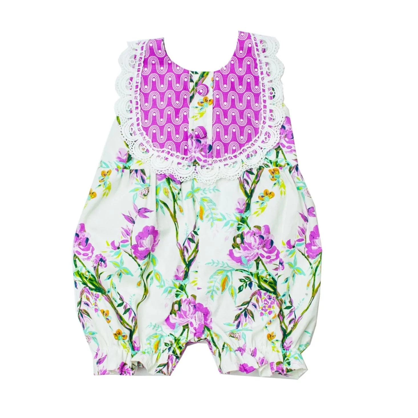 Orchid Garden Romper