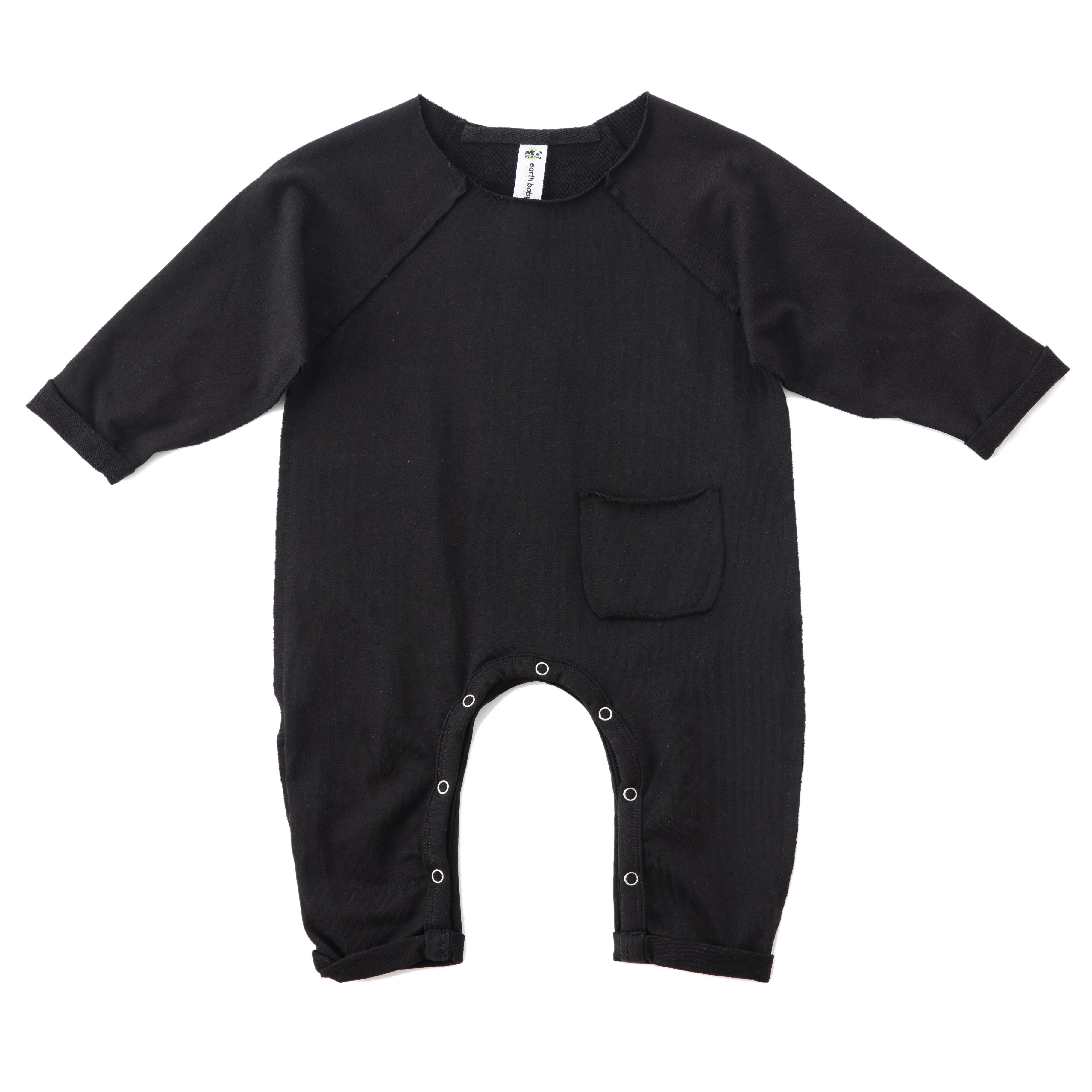 Organic Cotton Raw Edge Romper