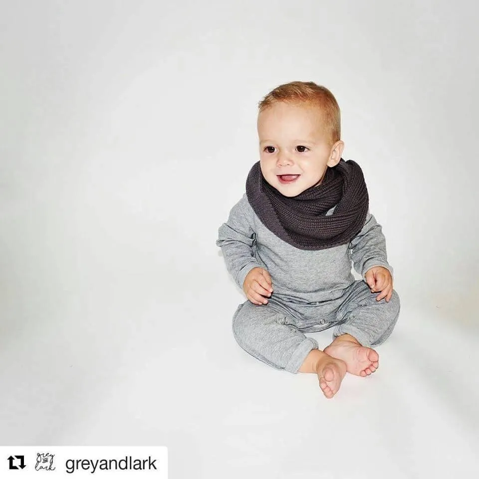 Organic Cotton Raw Edge Romper