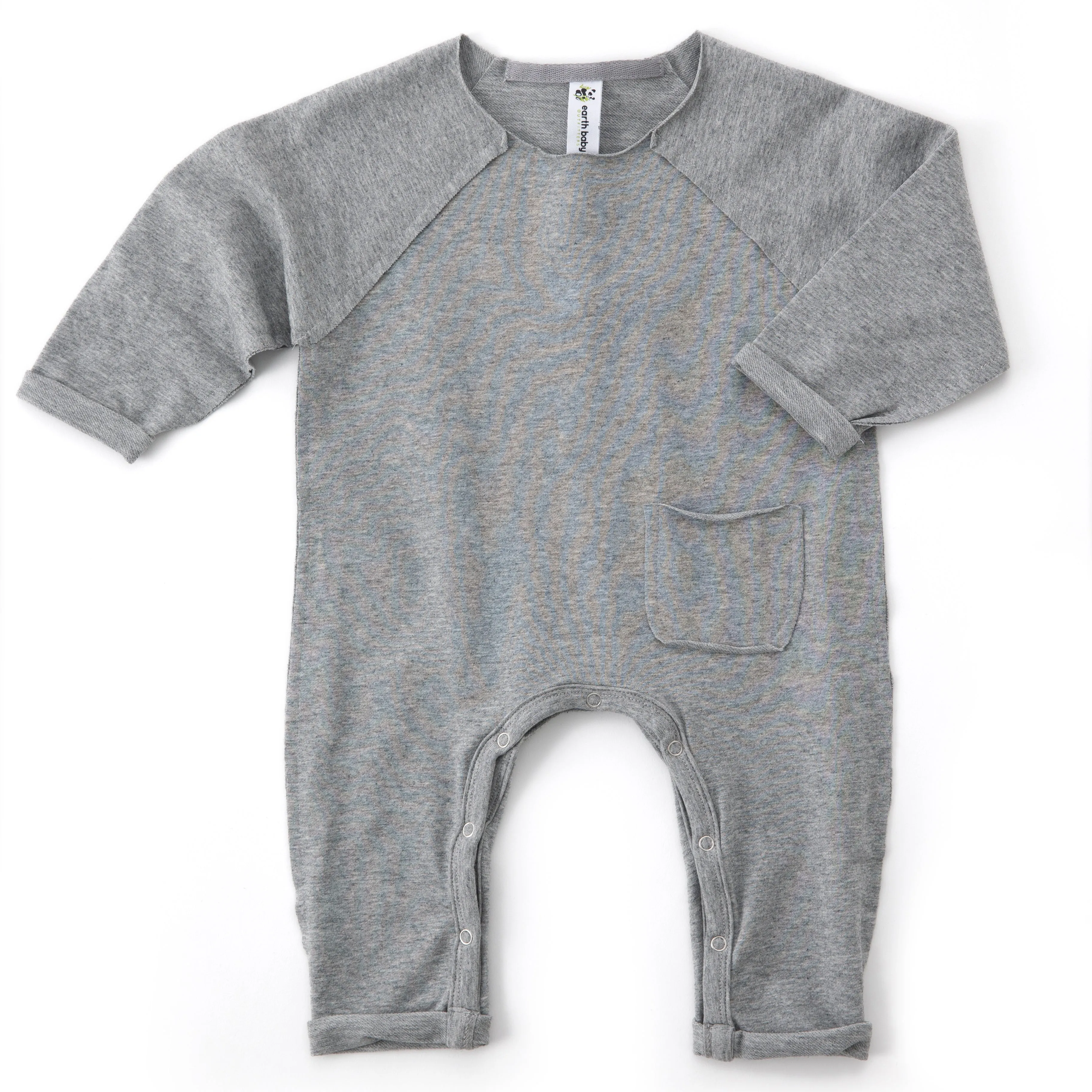 Organic Cotton Raw Edge Romper