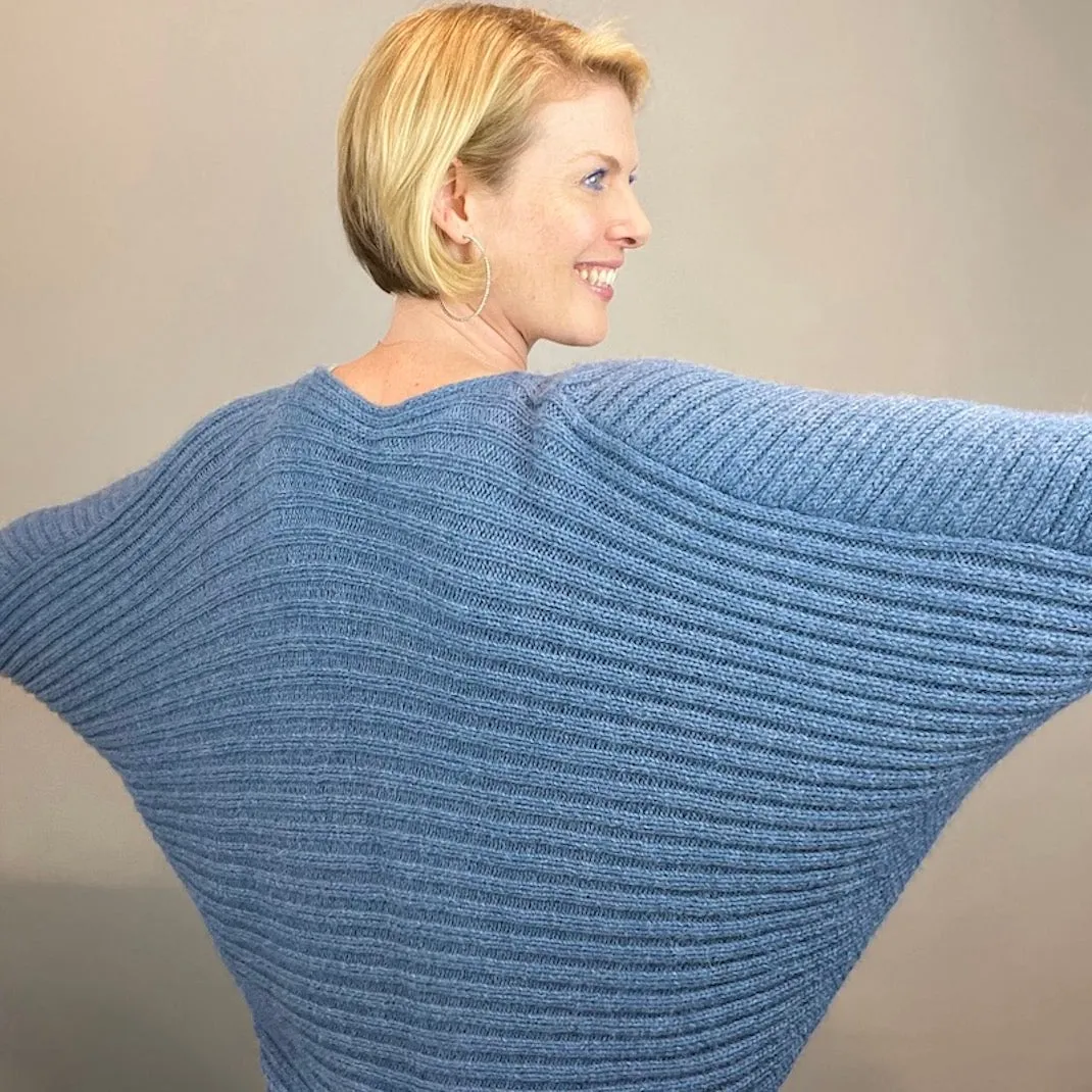 Origami Cabled Pullover Knitting Kit | Cascade Pure Alpaca & Knitting Pattern (#288B)