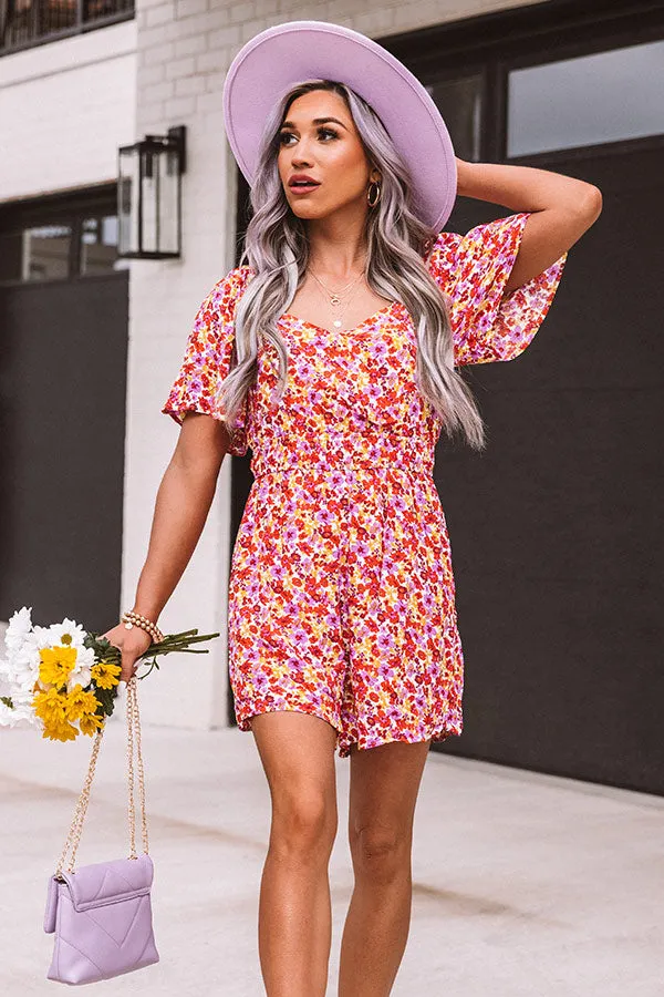 Parisian Palace Floral Romper