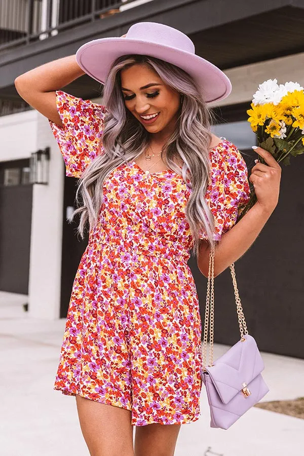 Parisian Palace Floral Romper