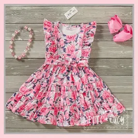 Pink Floral Girl’s Dress