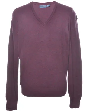 Plum Jumper - XL