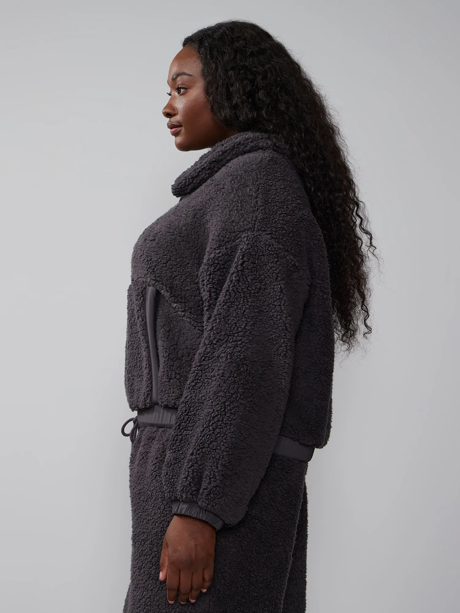 Plus Sherpa Henley Pullover