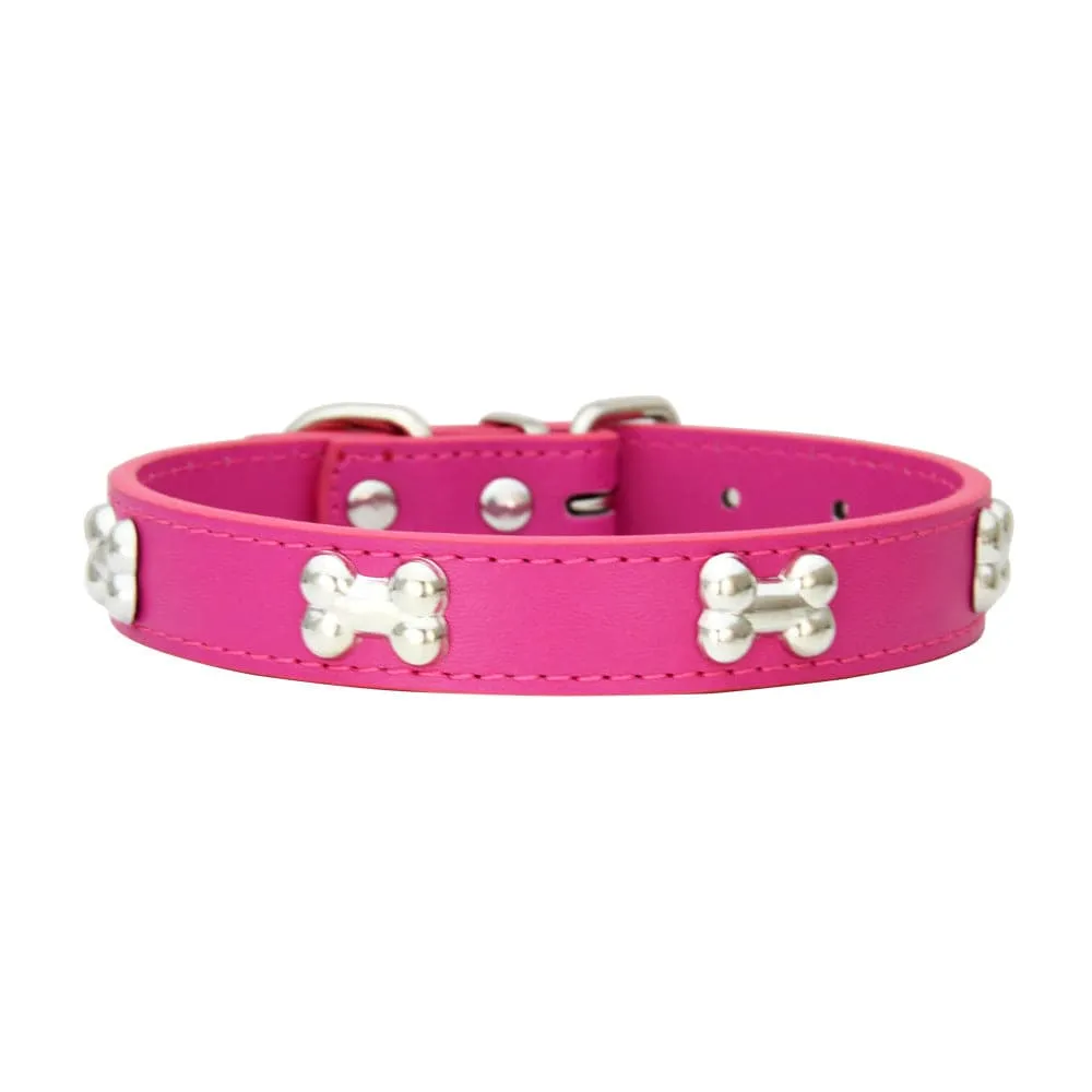 Product Pet Supplies Collar PU Leather Dog Leash Accessories