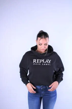 Replay W3711C Hooded Rose Label Sweat