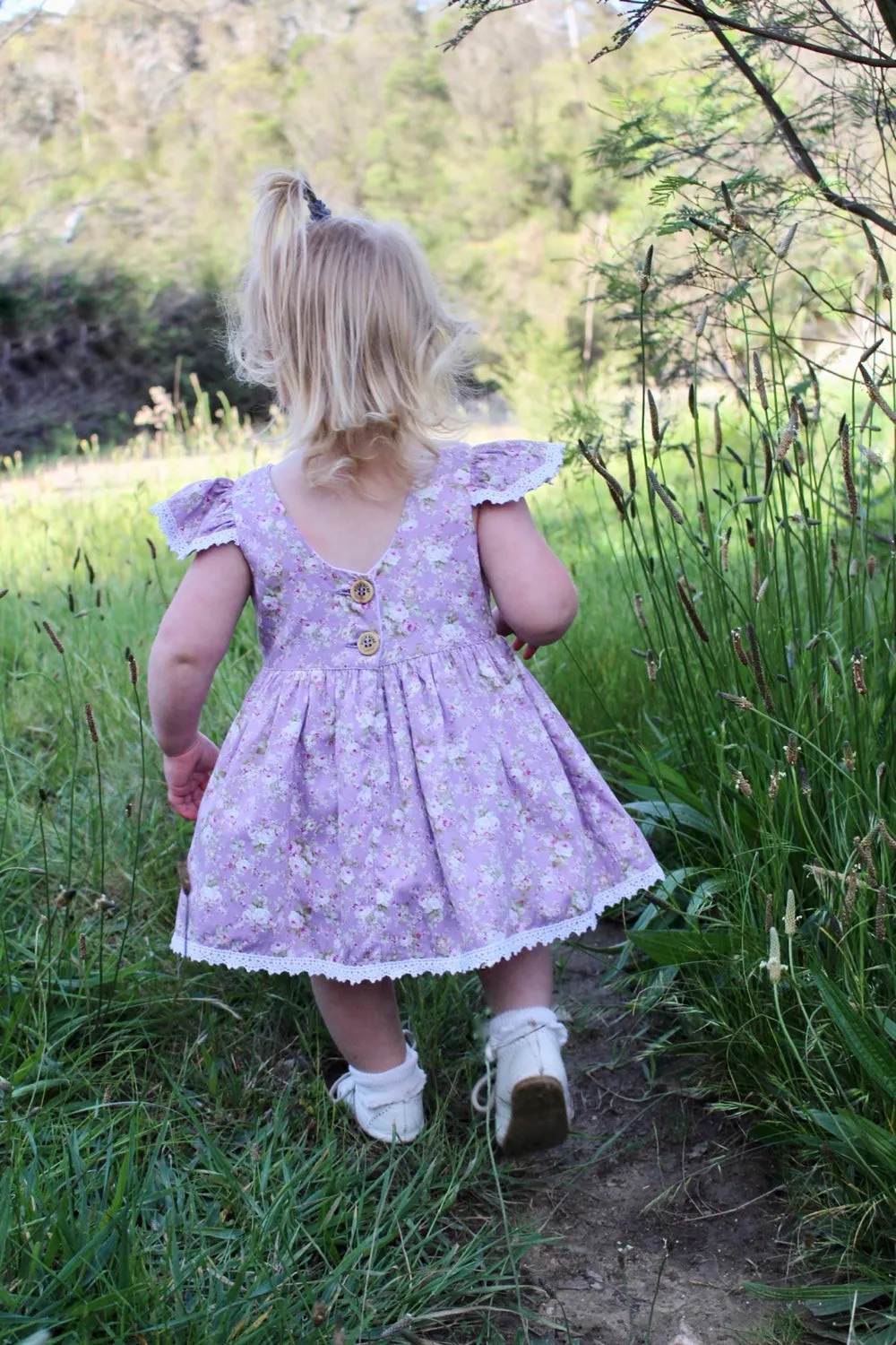 Romper Dress - Bella in Lavender