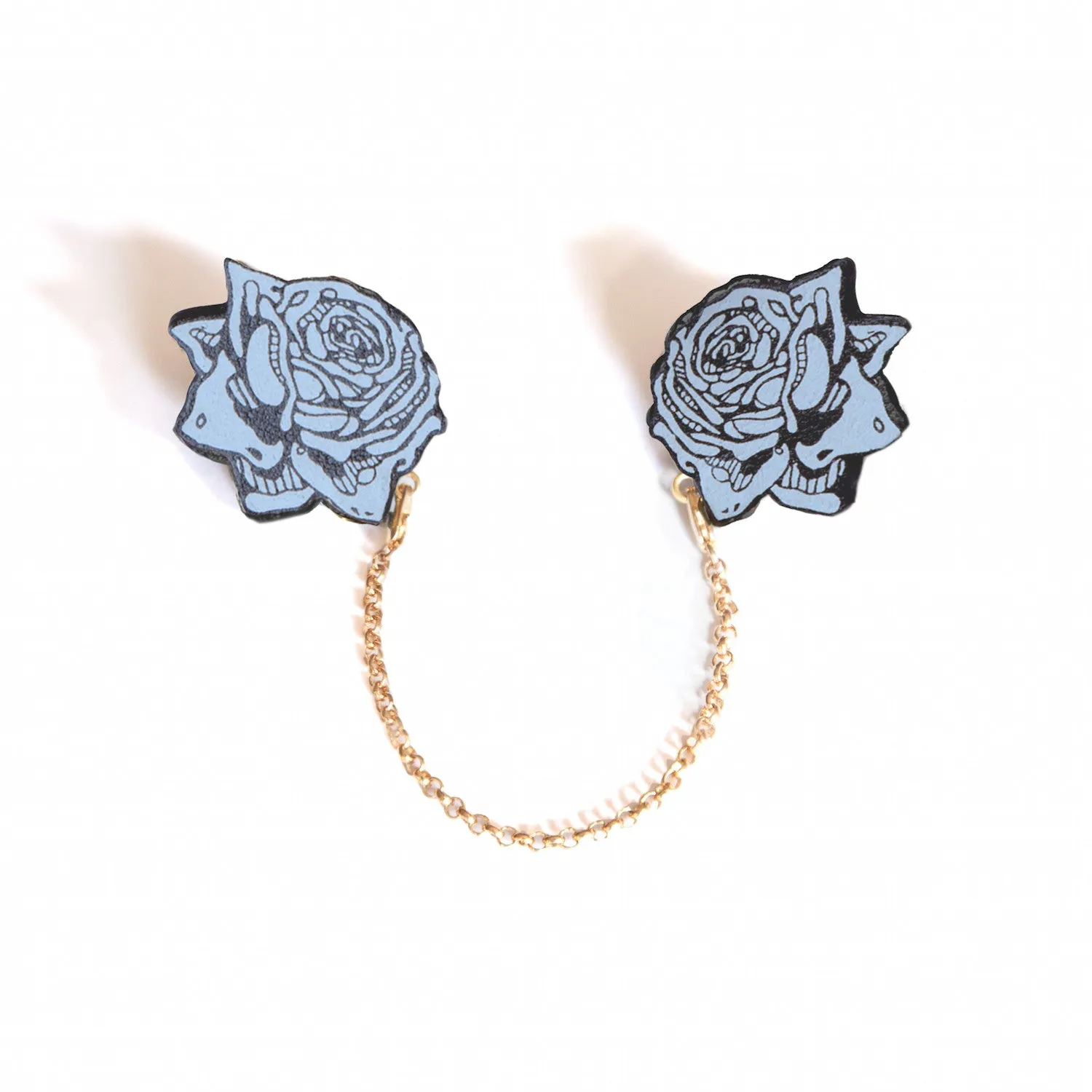 ROSE . collar brooches