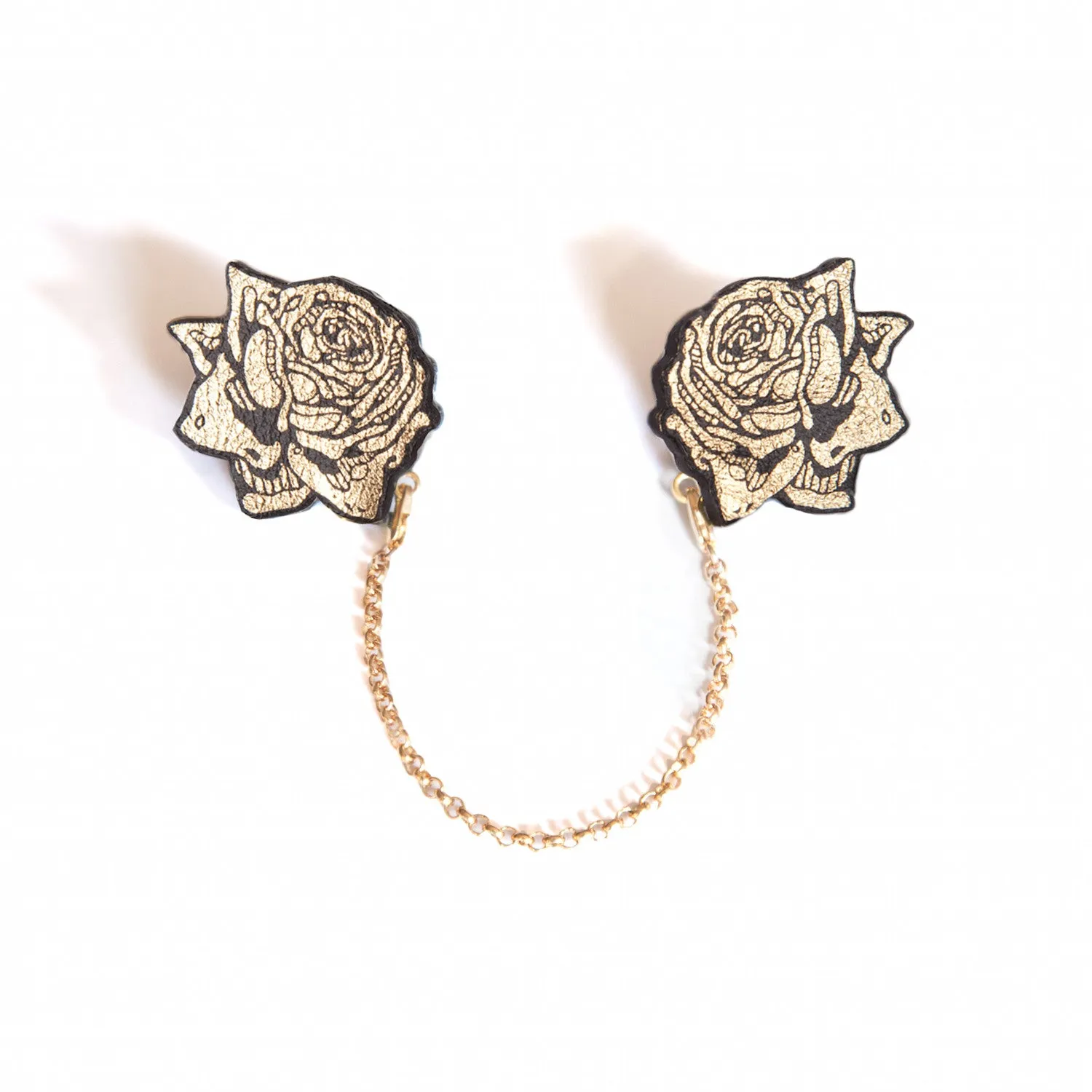 ROSE . collar brooches