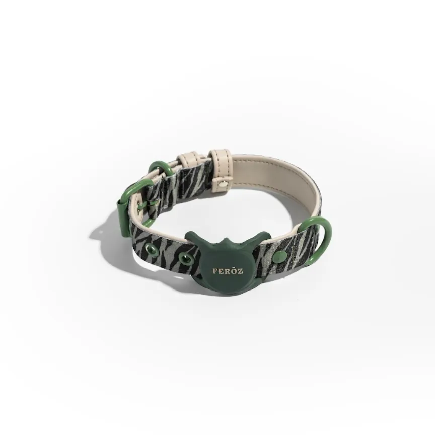 Safari Zebra Canvas Collar