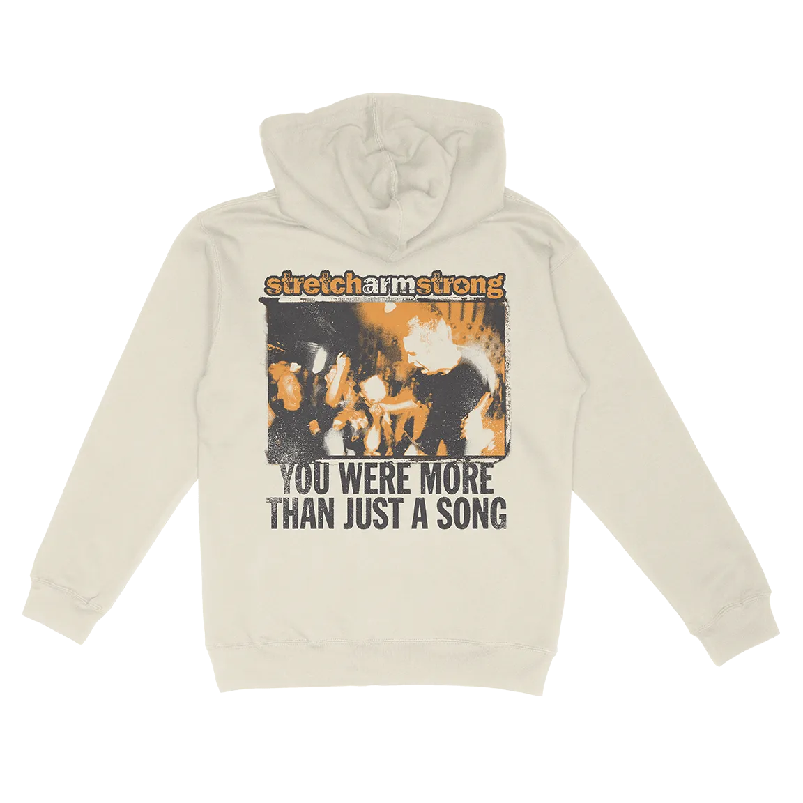 Stretch Arm Strong "For The Record" Bone Hooded Sweatshirt