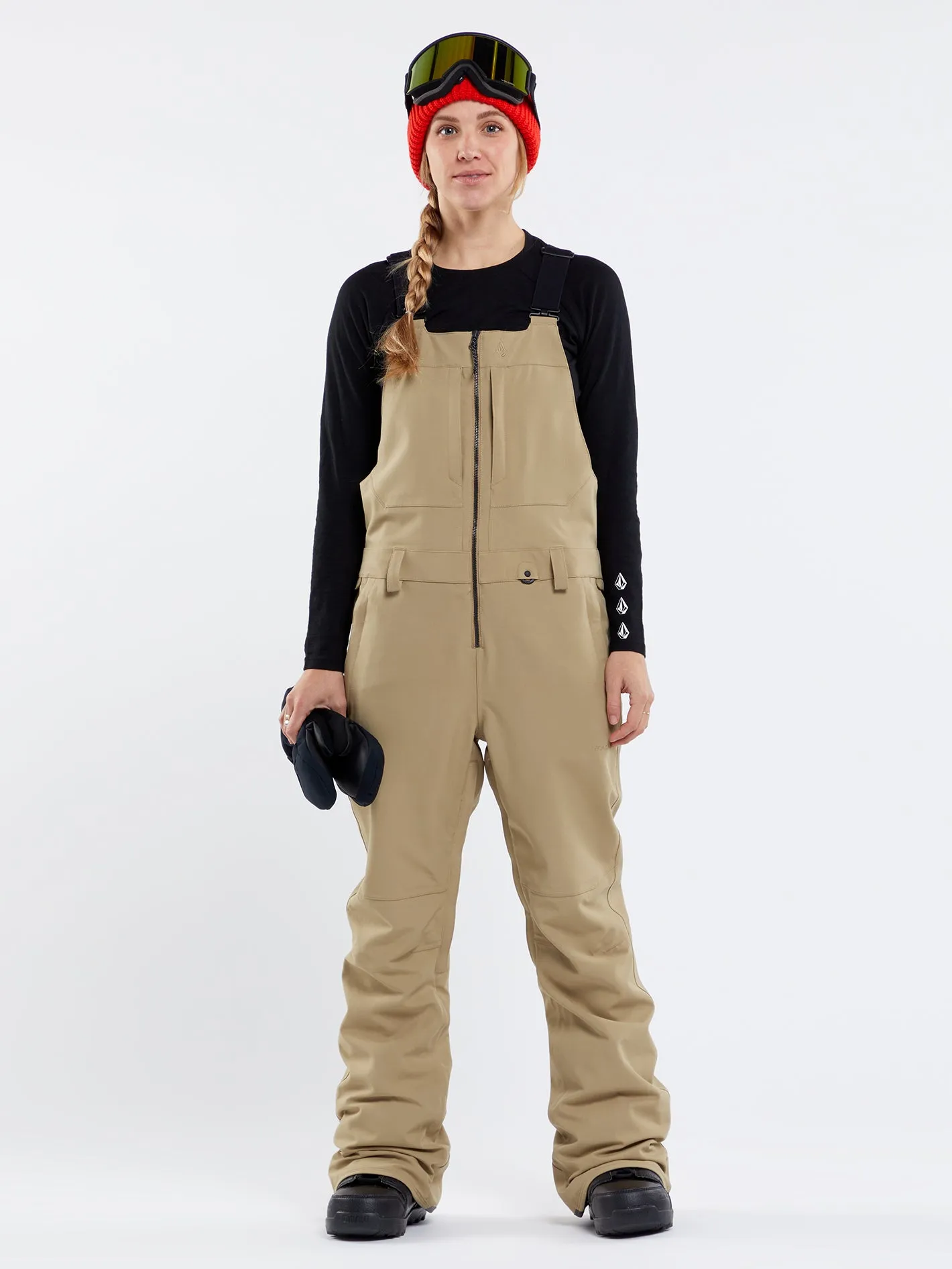 Swift Bib Overall - DARK KHAKI