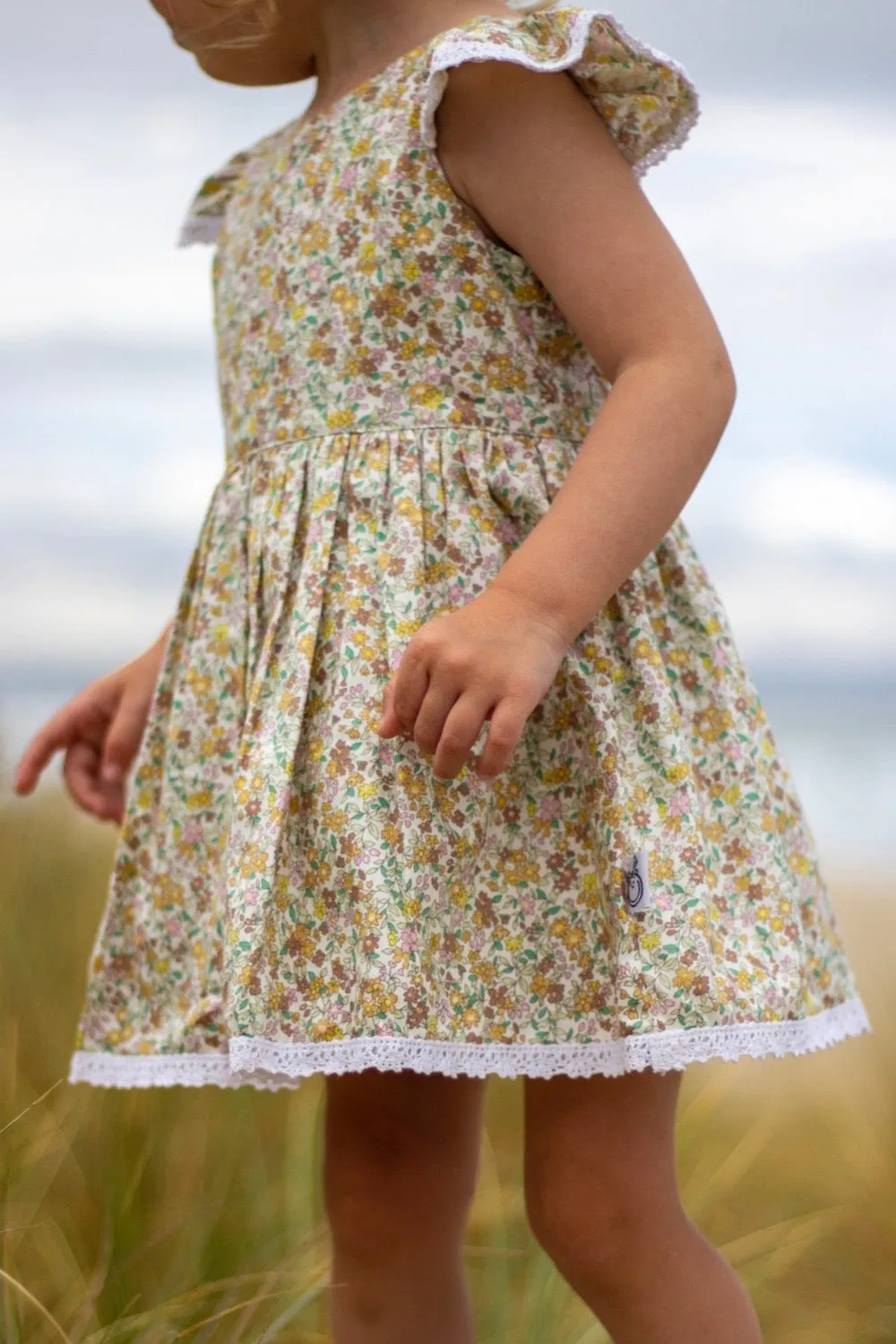 Tea Party Romper Dress - June in Honey