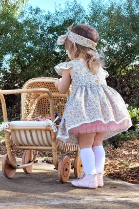 Tea Party Romper Dress - June in Honey