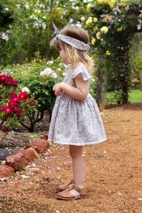 Tea Party Romper Dress - June in Orchid