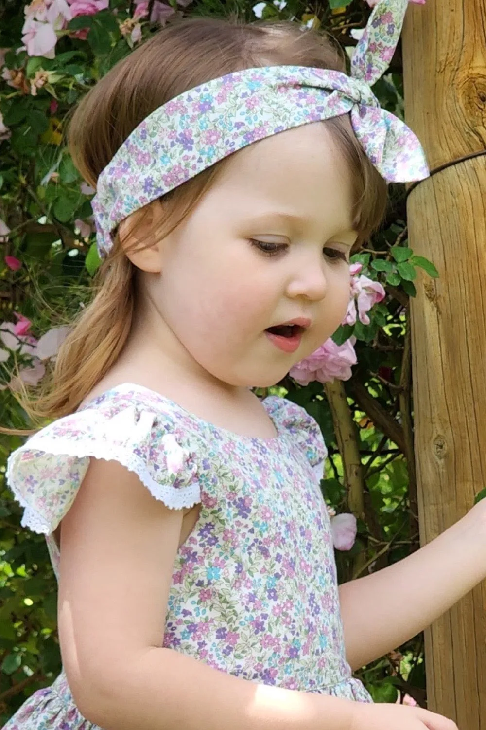 Tea Party Romper Dress - June in Orchid