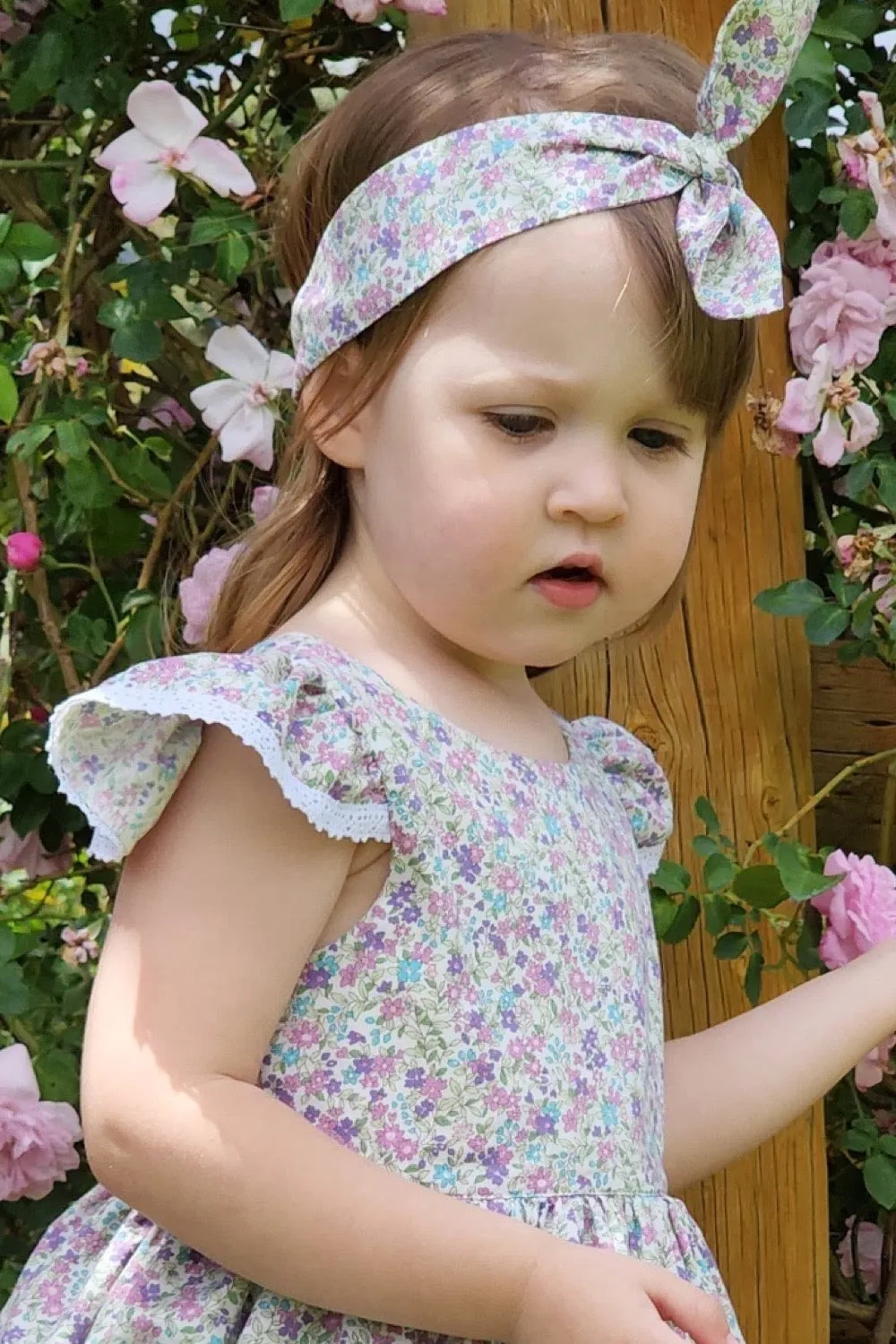 Tea Party Romper Dress - June in Orchid