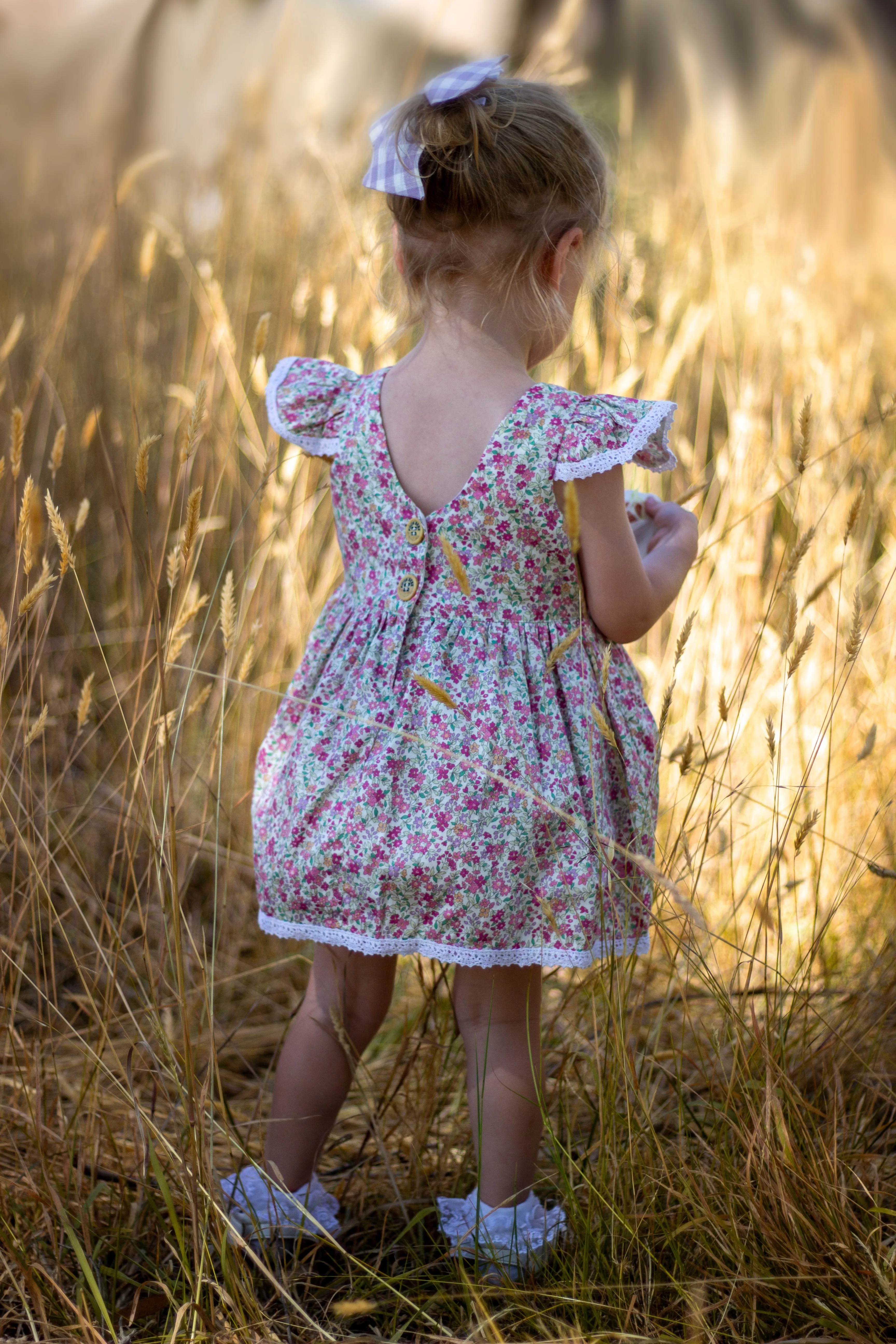 Tea Party Romper Dress - June in Pink