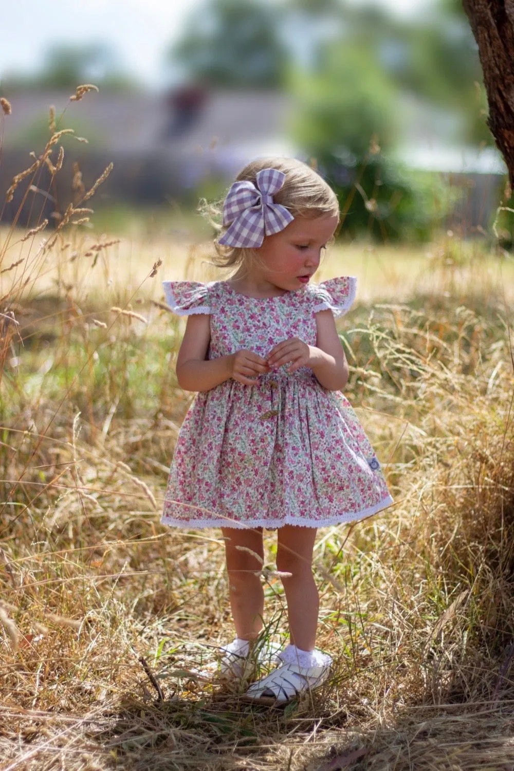 Tea Party Romper Dress - June in Pink