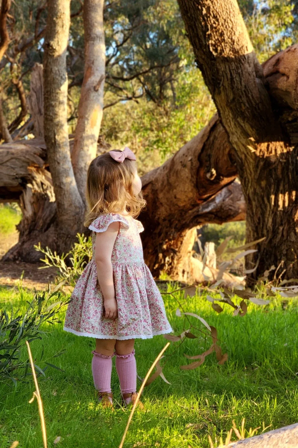 Tea Party Romper Dress - June in Pink