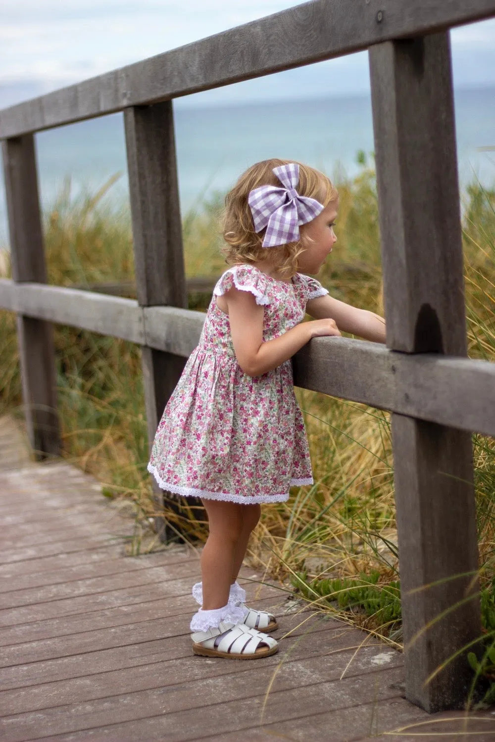 Tea Party Romper Dress - June in Pink