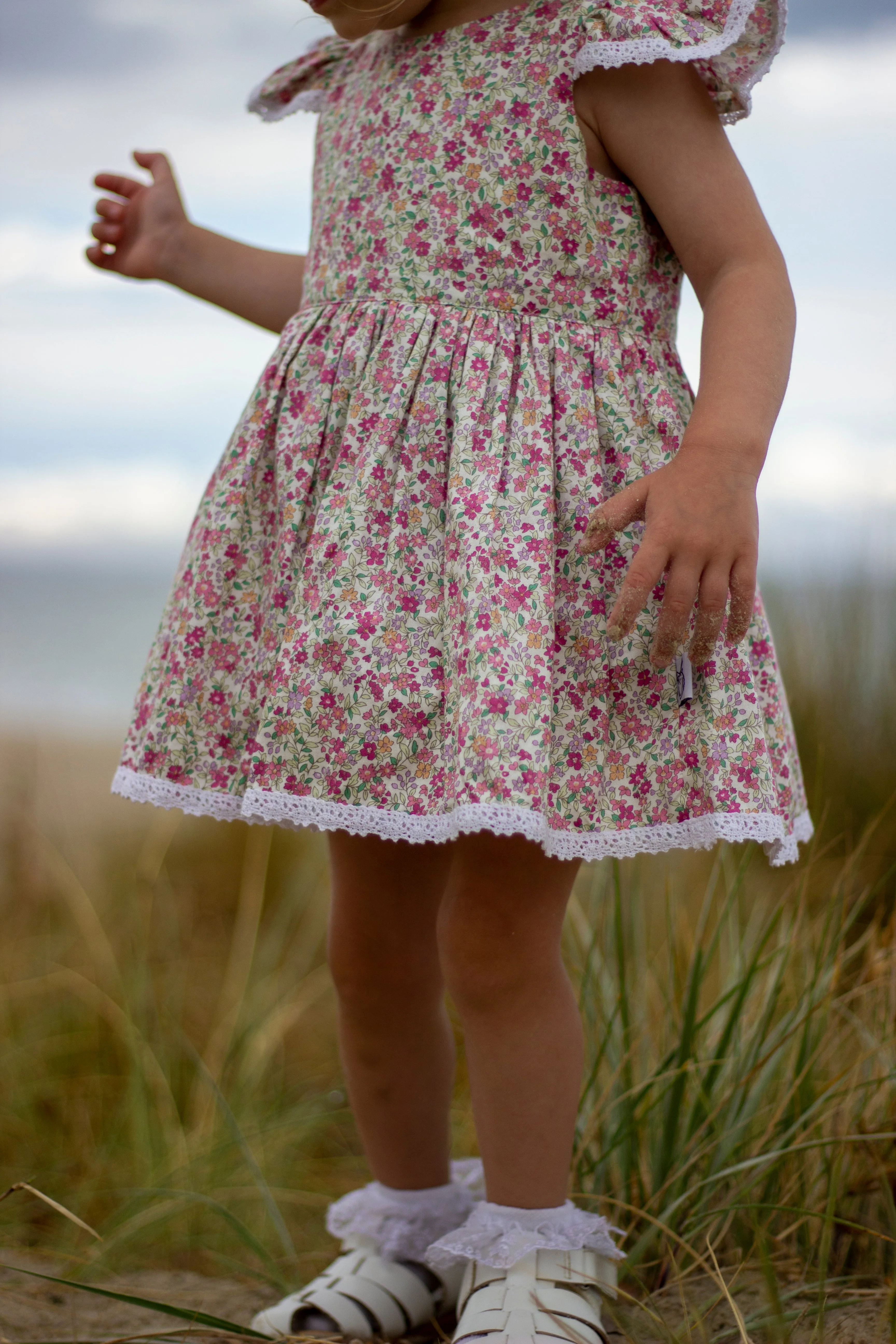 Tea Party Romper Dress - June in Pink