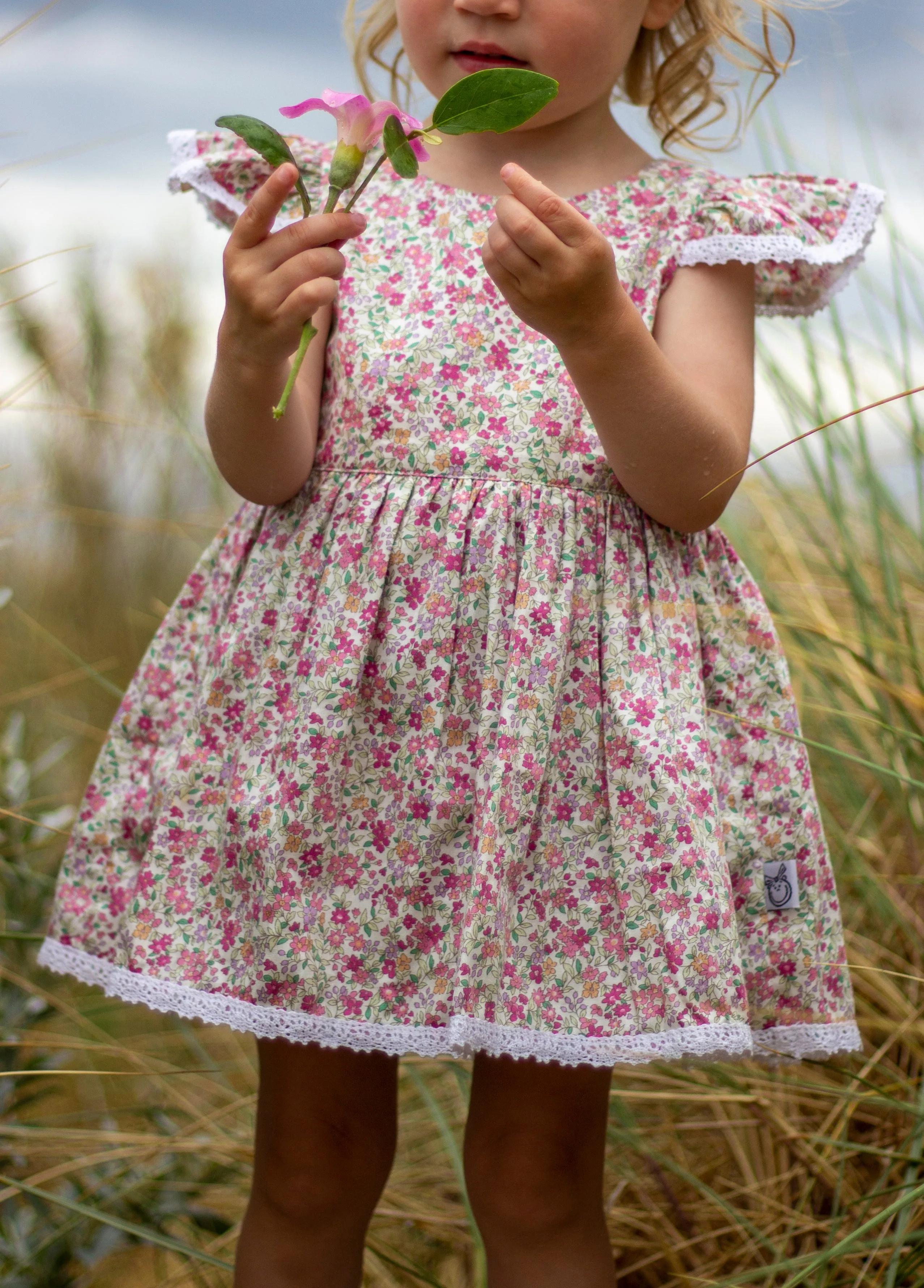 Tea Party Romper Dress - June in Pink