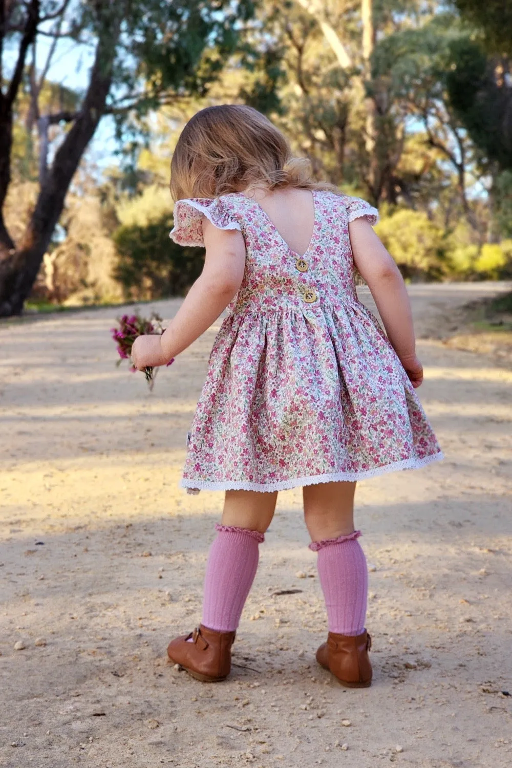 Tea Party Romper Dress - June in Pink