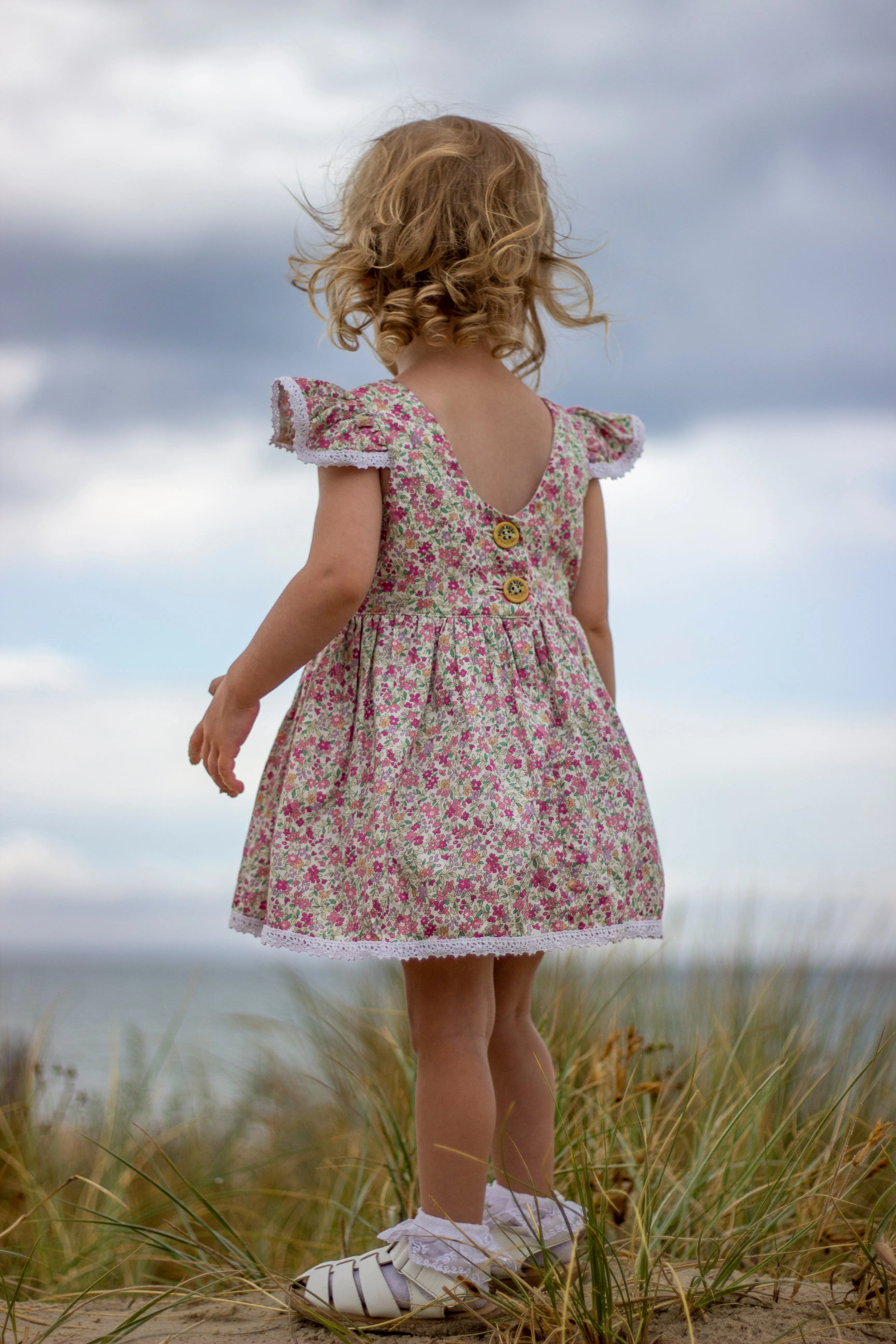 Tea Party Romper Dress - June in Pink