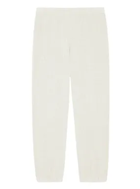 The Fleece Stadium Sweatpant in Washed White