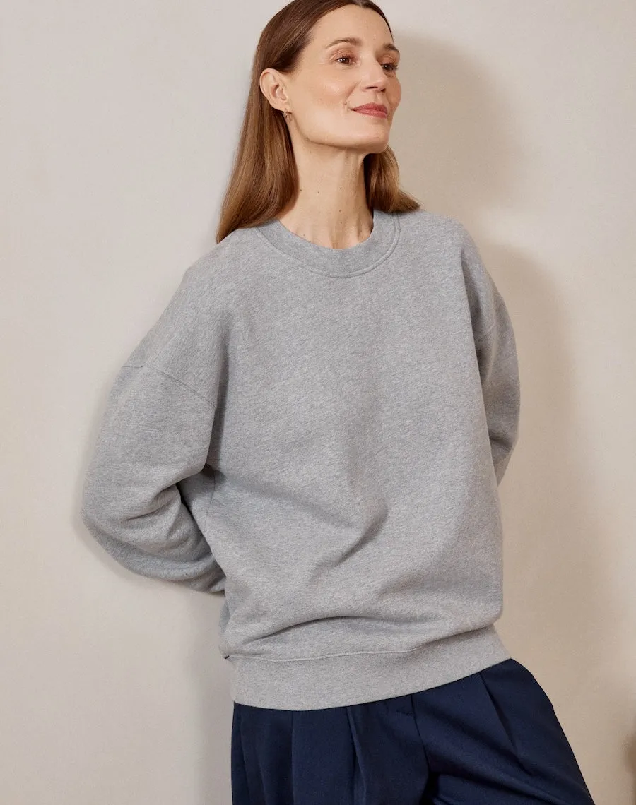 The Relaxed-fit SWEATSHIRT - Slate Grey