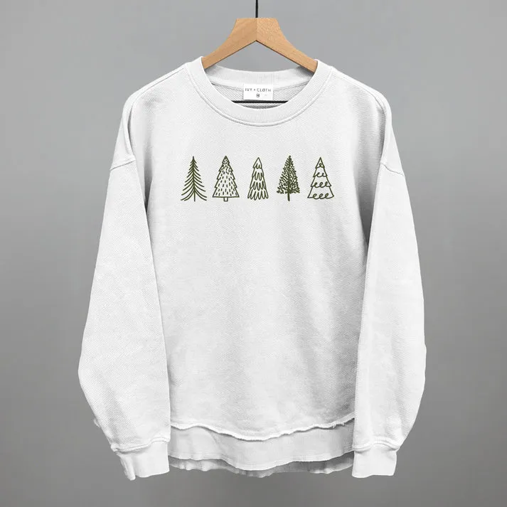 Tree Oversized Terry Sweatshirt