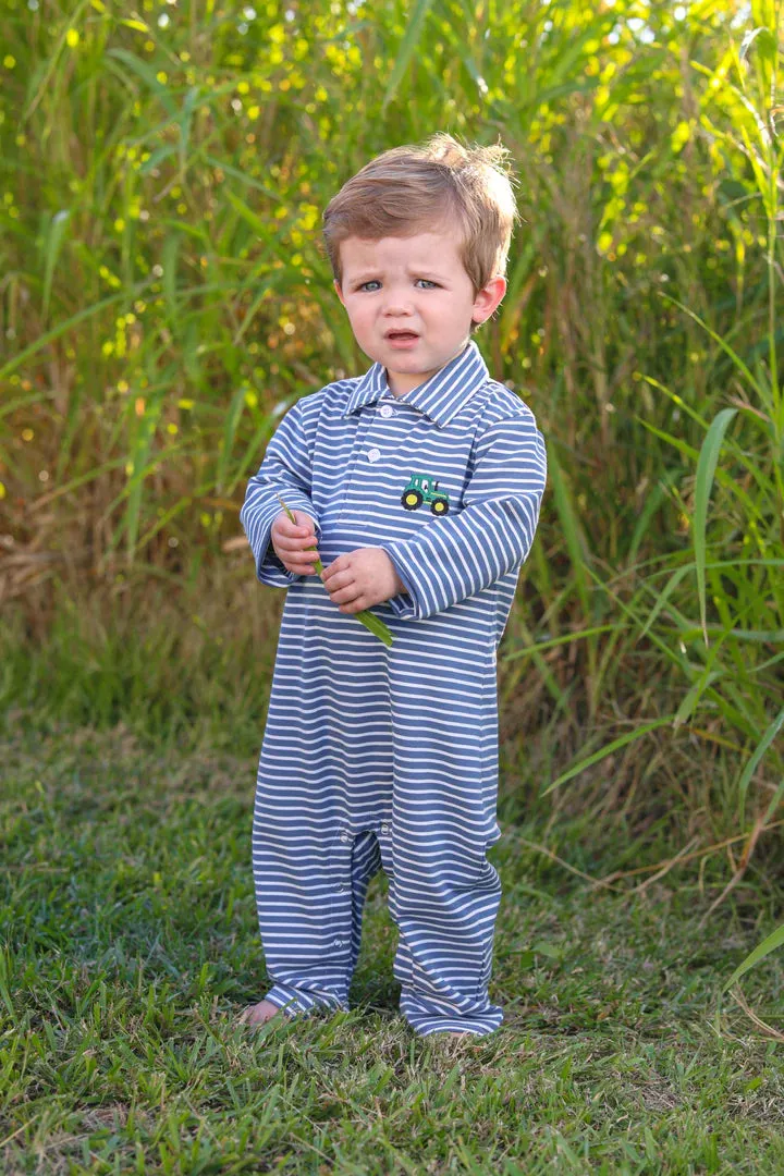 Trotter Street: Tractor Polo Romper