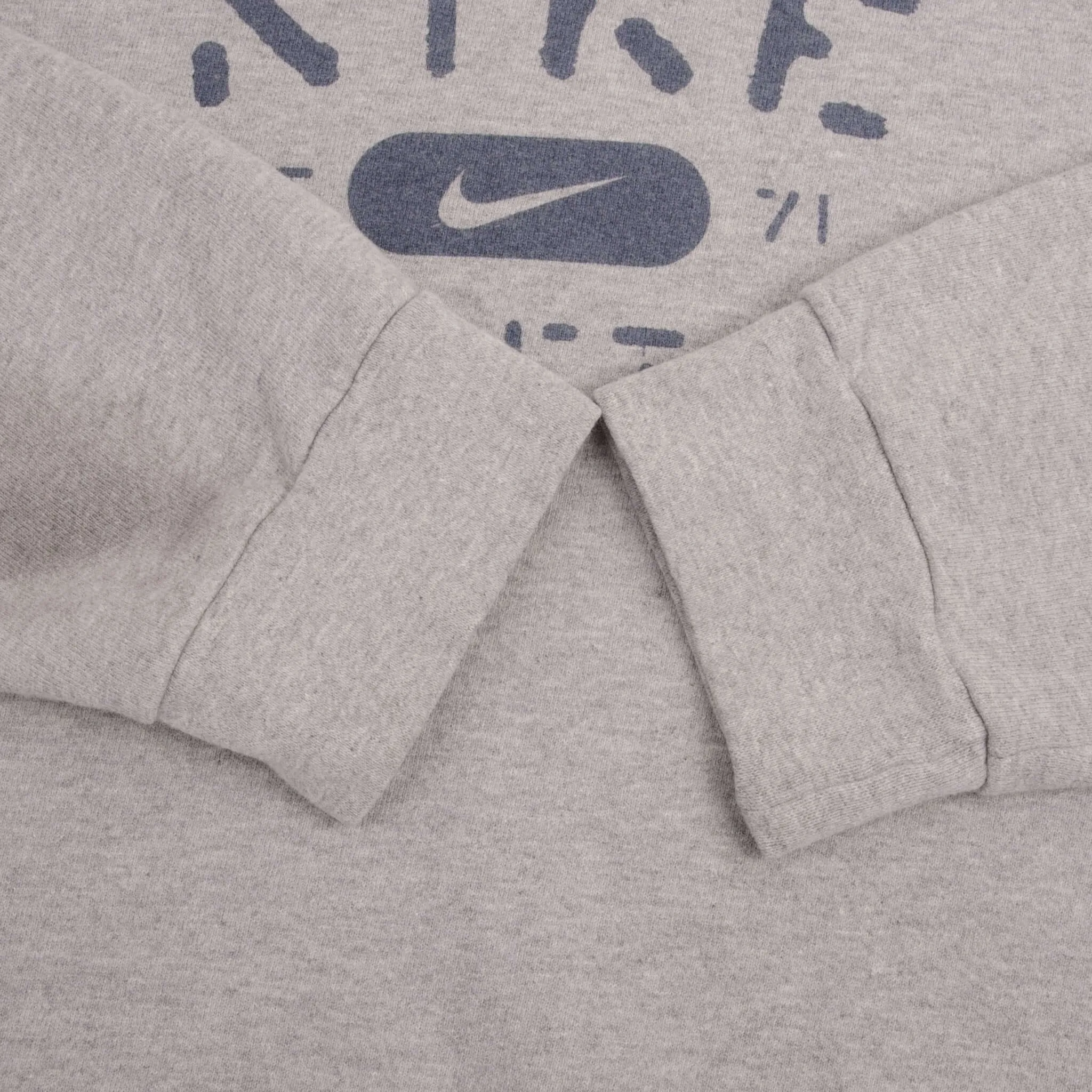 VINTAGE NIKE ATHLETIC EST. 71 GRAY SWEATSHIRT 1990S XL MADE IN USA