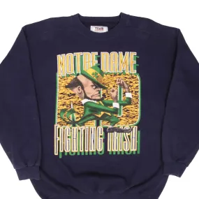 VINTAGE NOTRE DAME UNIVERSITY FIGHTING IRISH SWEATSHIRT 1990S XL MADE IN USA