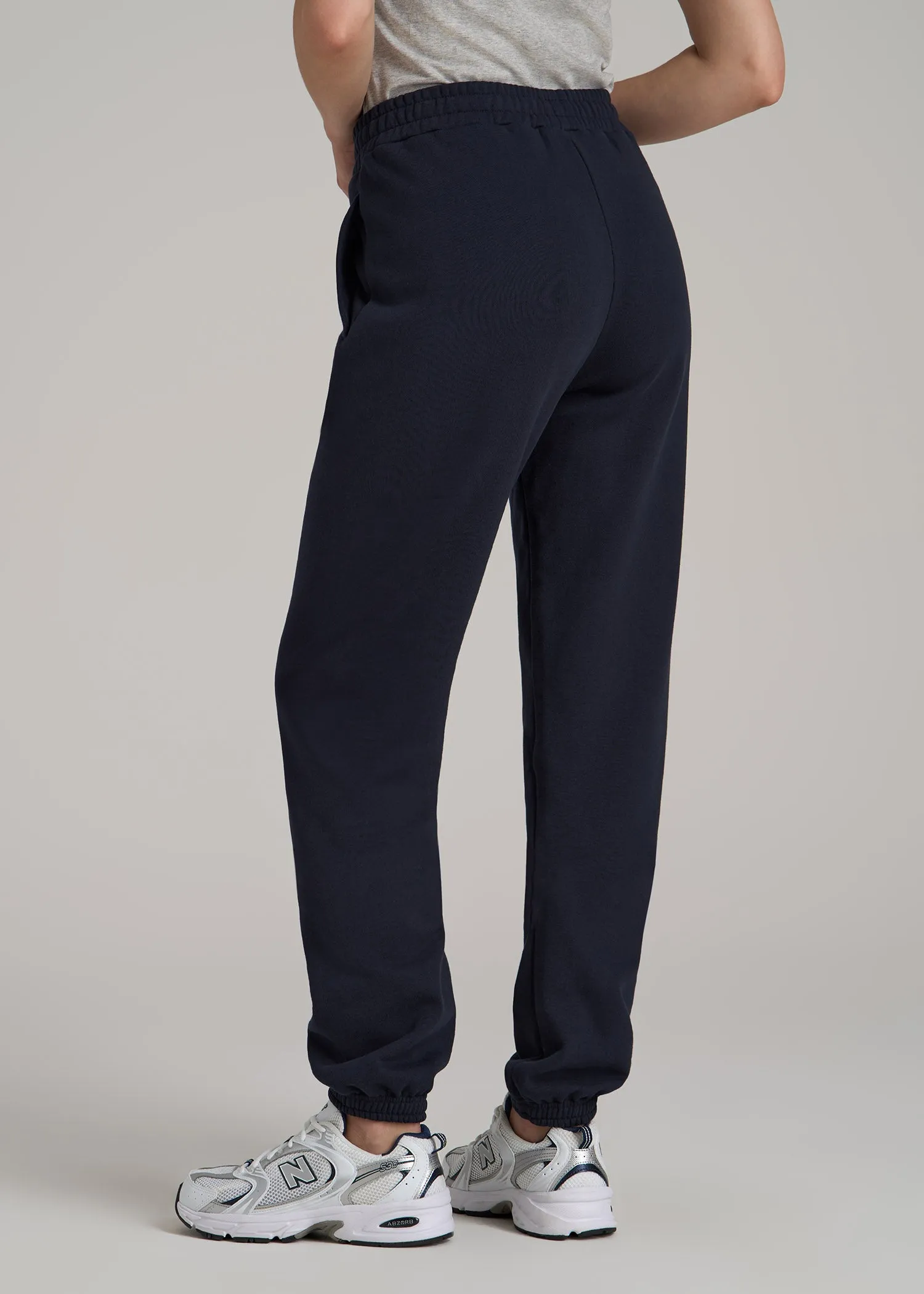 Wearever Fleece Relaxed Women's Tall Sweatpants in Evening Blue