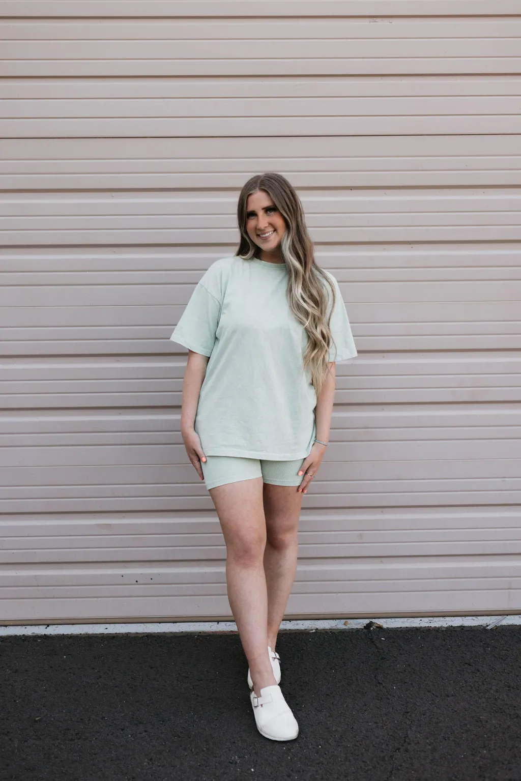 Women's Short Set | Vintage Washed Spearmint