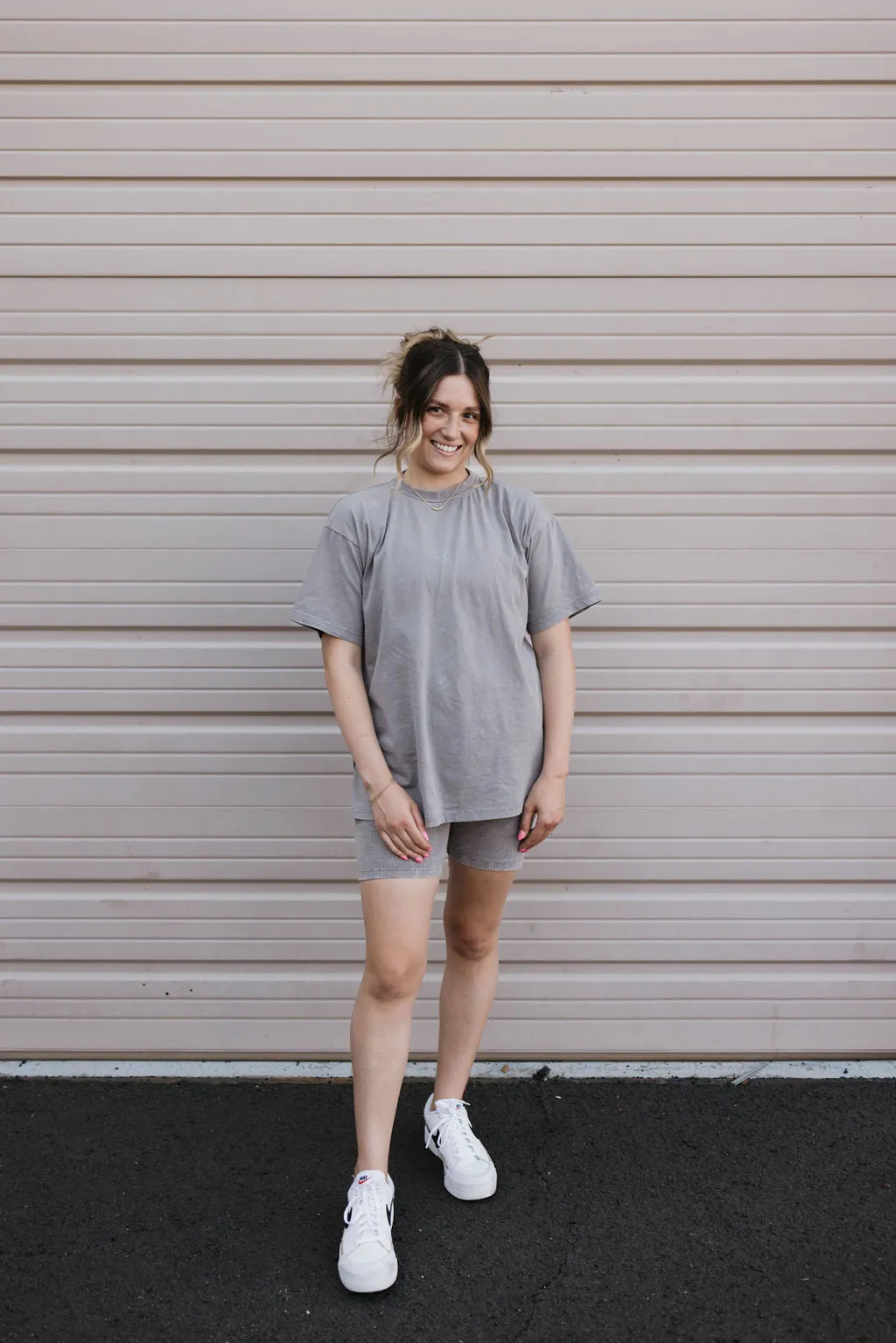 Women's Short Set | Vintage Washed Steel